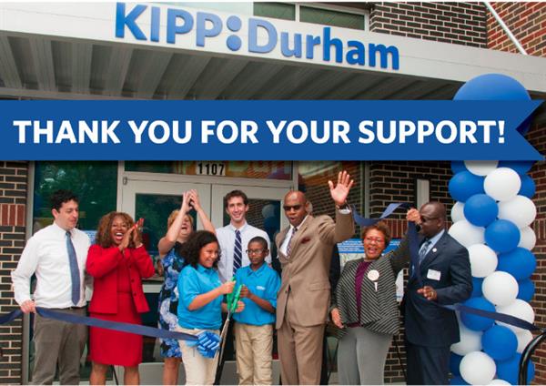 KIPP Durham  KIPP Durham ribbon-cutting ceremony
