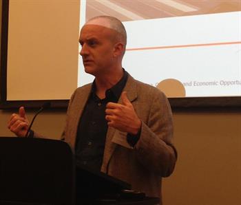 Randy Chambers presenting at annual meeting randy chambers presenting