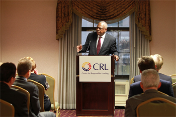 Wade Henderson Wade Henderson, president of the Leadership Conference on Civil and Human Rights and CRL Board member, speaks at CRL’s recent anniversary celebration at the Roosevelt Hotel in New York.