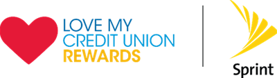 Sprint "Love My Credit Union" logo